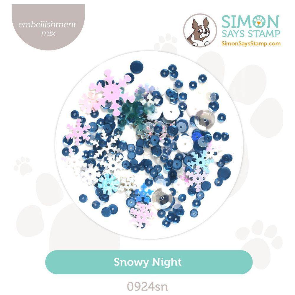 Simon Says Stamp Embellishment Mix Snowy Nights 0924sn Stamptember