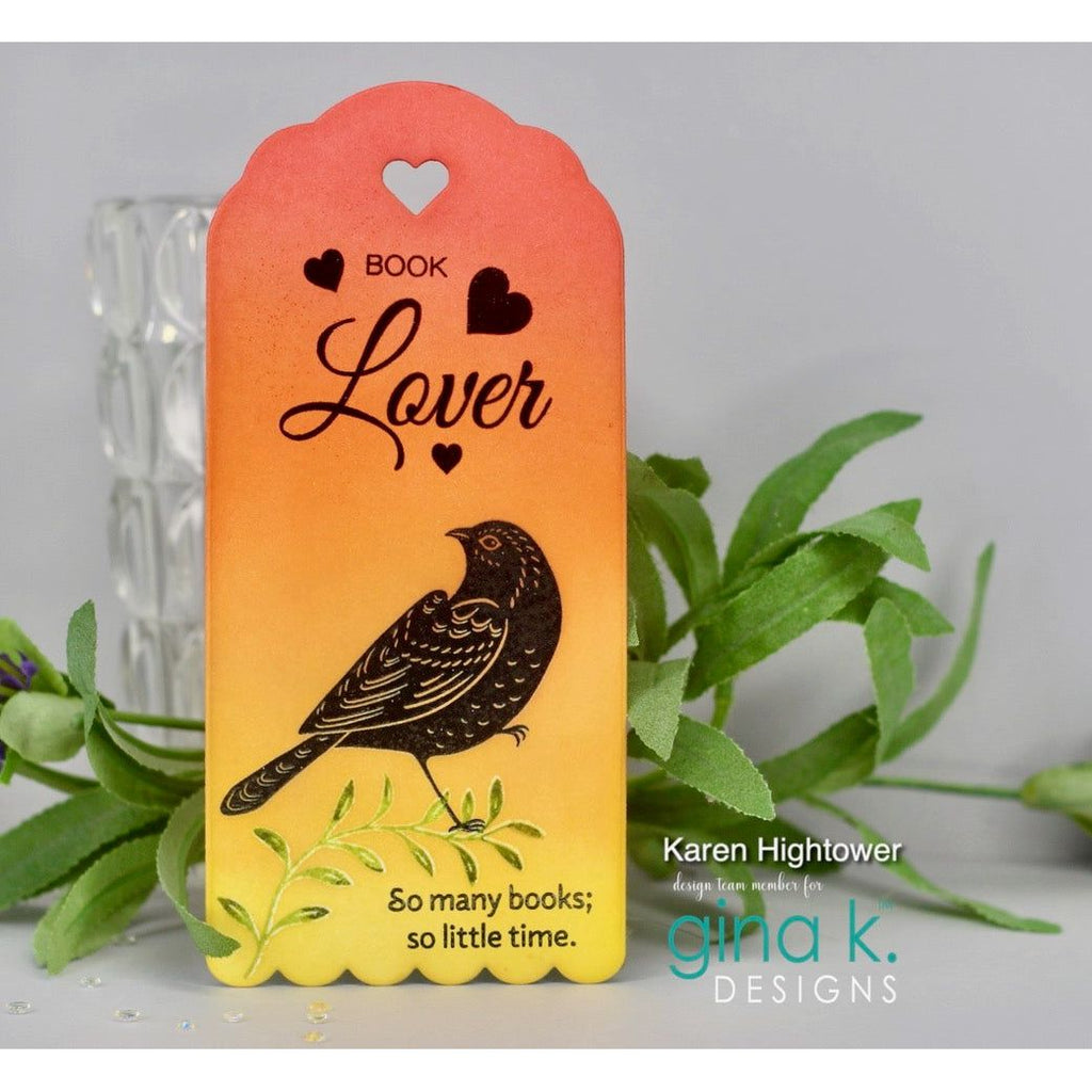 Gina K Designs Beautiful Bookmarks Dies dwdie0443 Book Lover