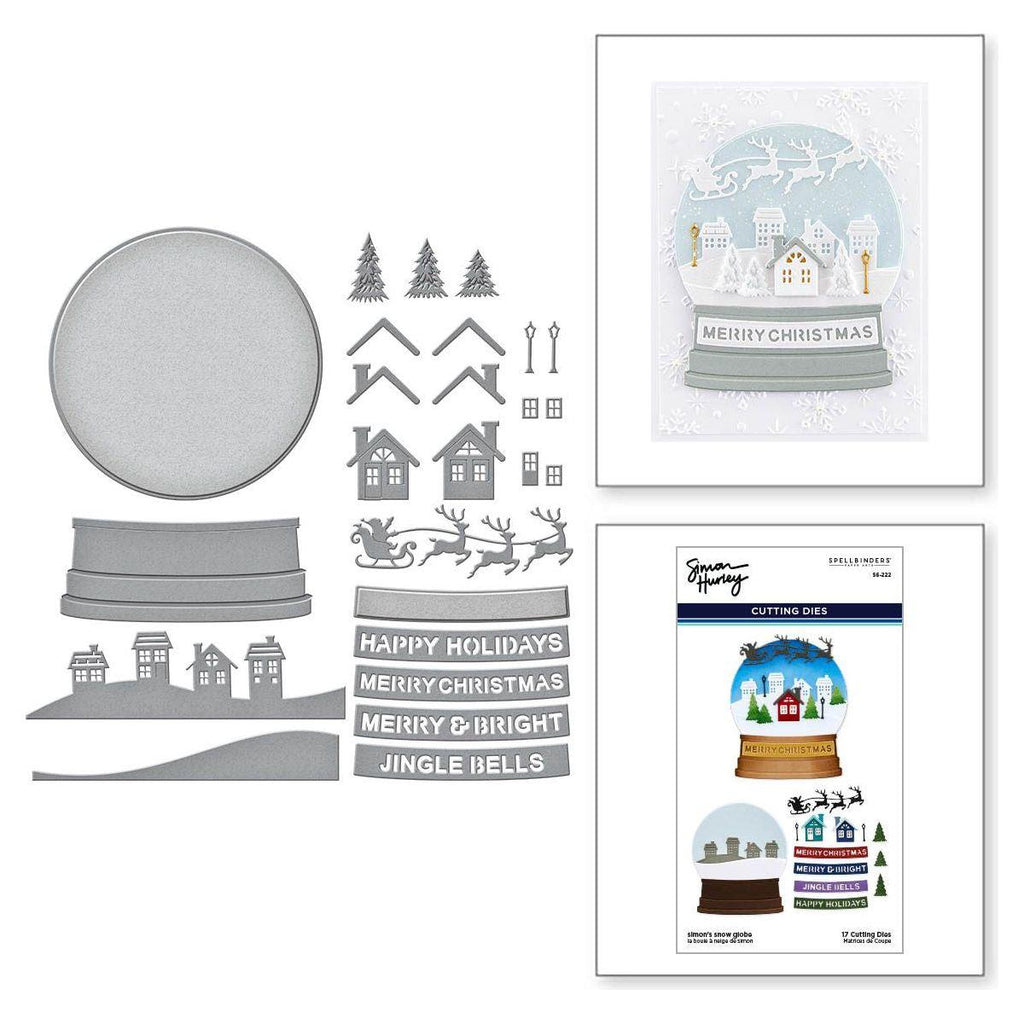 s6-222 Simon's Snow Globe Etched Dies product image