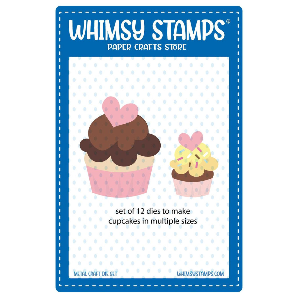 Whimsy Stamps Cupcake Die Set wsd247