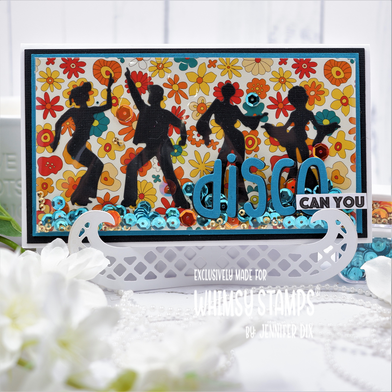 Whimsy Stamps Retro Dancers Dies WSD202 dancing