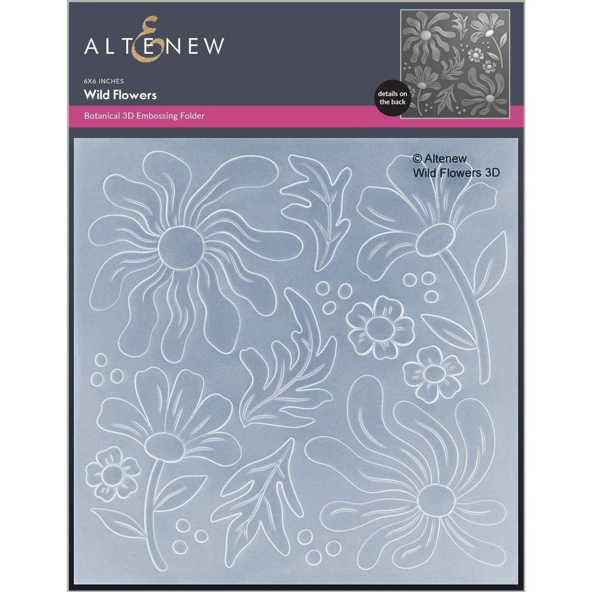 Sizzix 3-D Textured Impressions Embossing Folder - Wildflowers