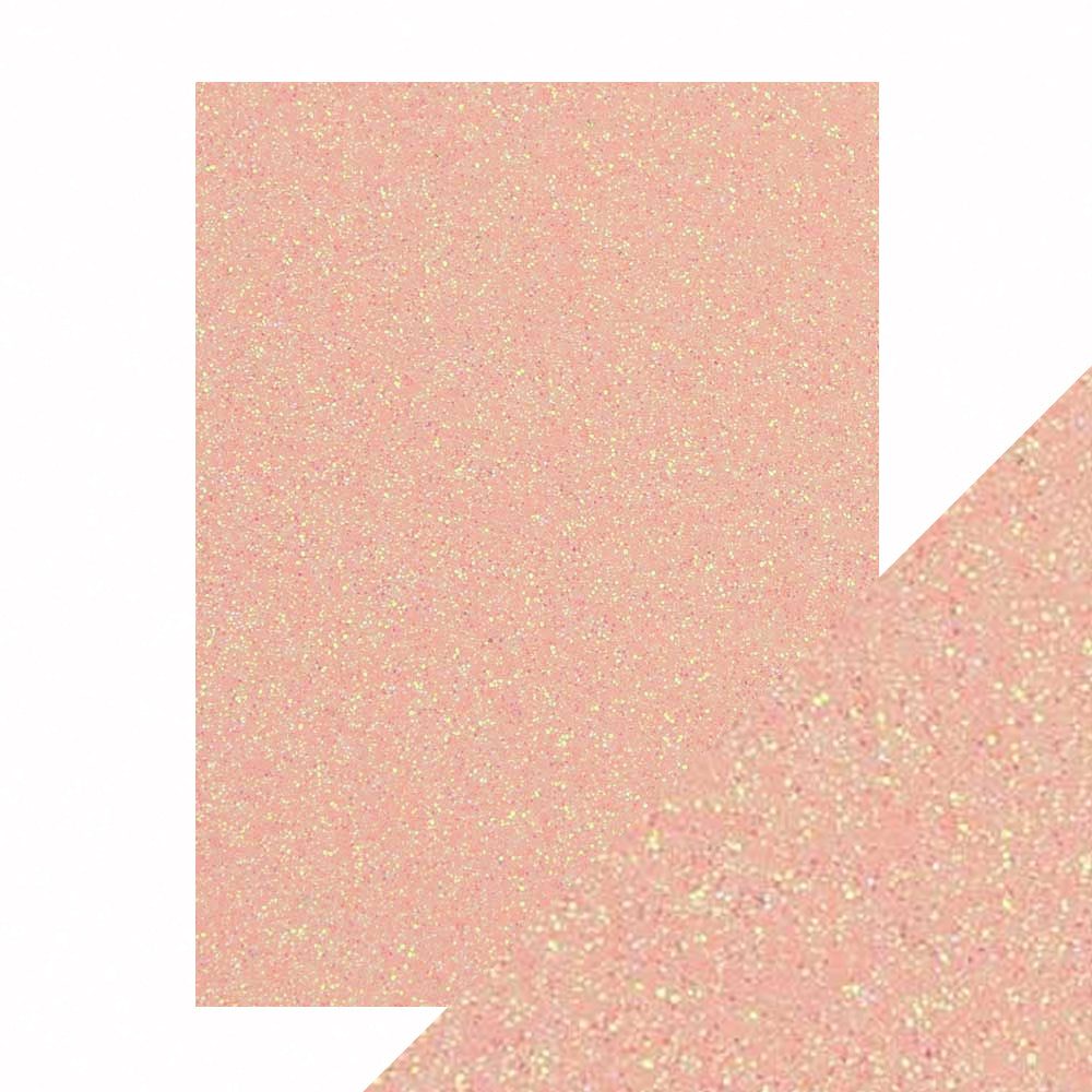 Tonic Pink Frosting 8.5 x 11 Glitter Cardstock 9975e close up