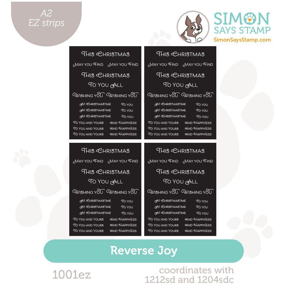 Simon Says Stamp EZ Strips Reverse Joy 1001ez DieCember