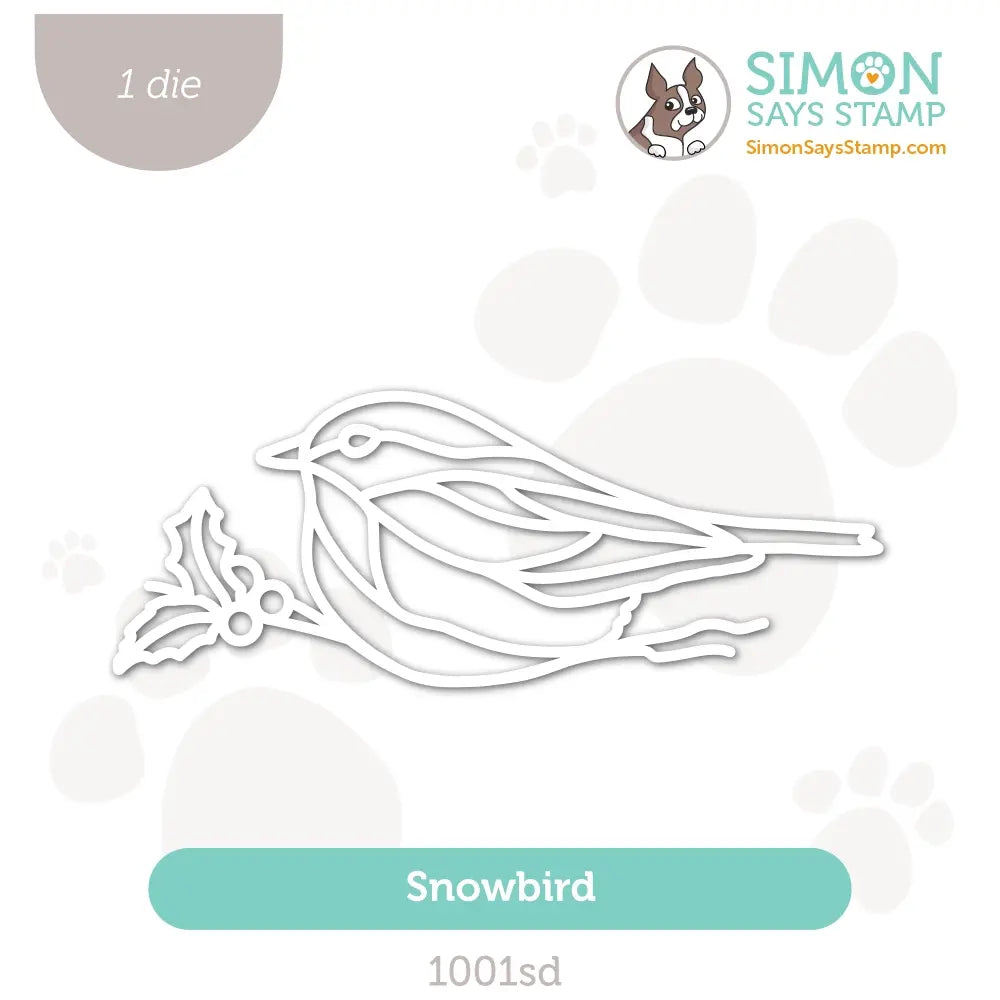 Simon Says Stamp Snowbird Wafer Dies 1001sd Diecember