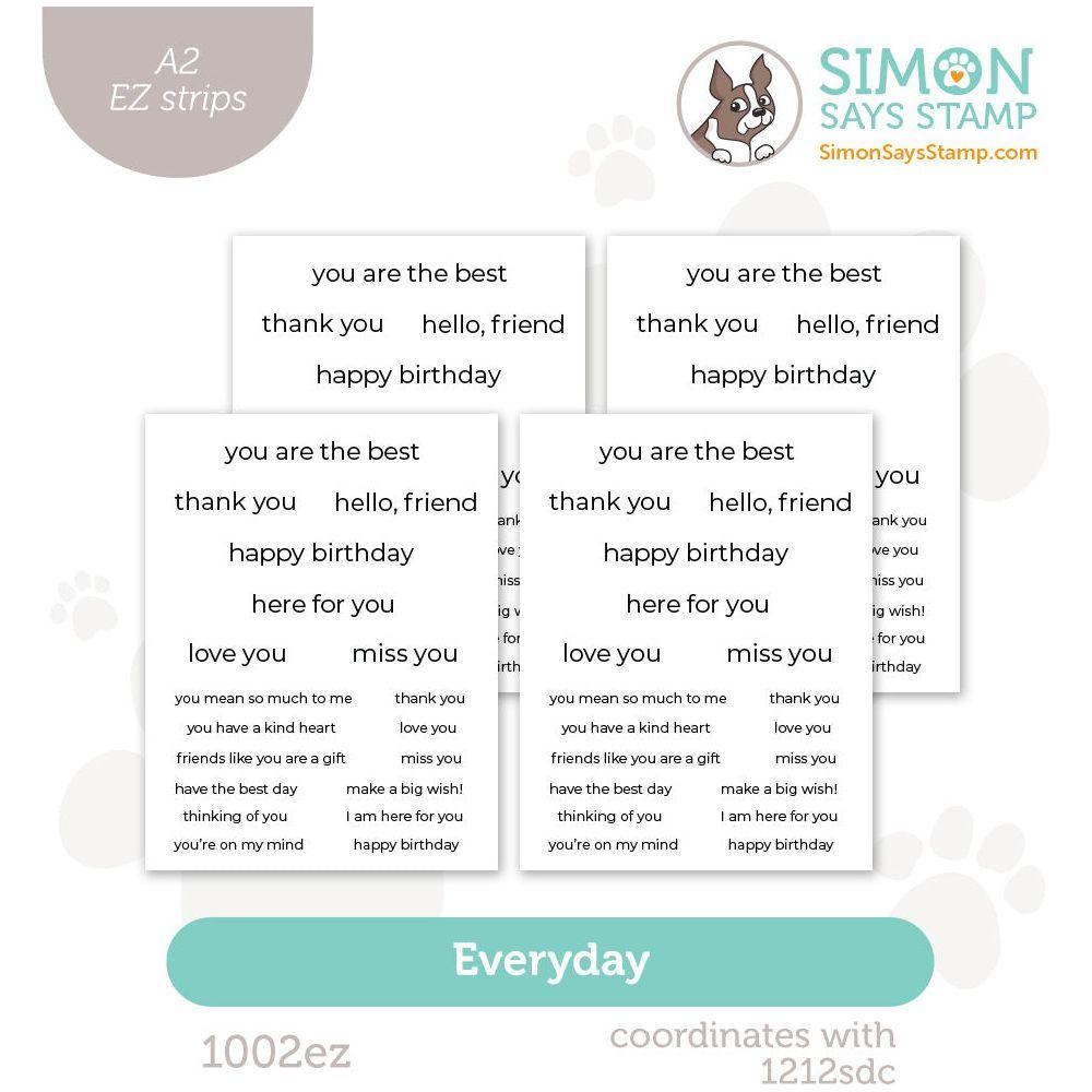 Simon Says Stamp Everyday EZ Strips 1002ez DieCember