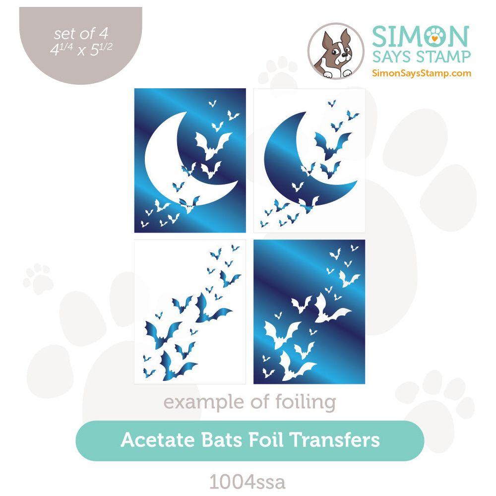 Simon Says Stamp Bats Acetate Foil Transfer Sheets 1004ssa Cheering for You