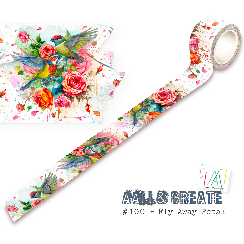 AALL & Create Fly Away Petal Washi Tape 100