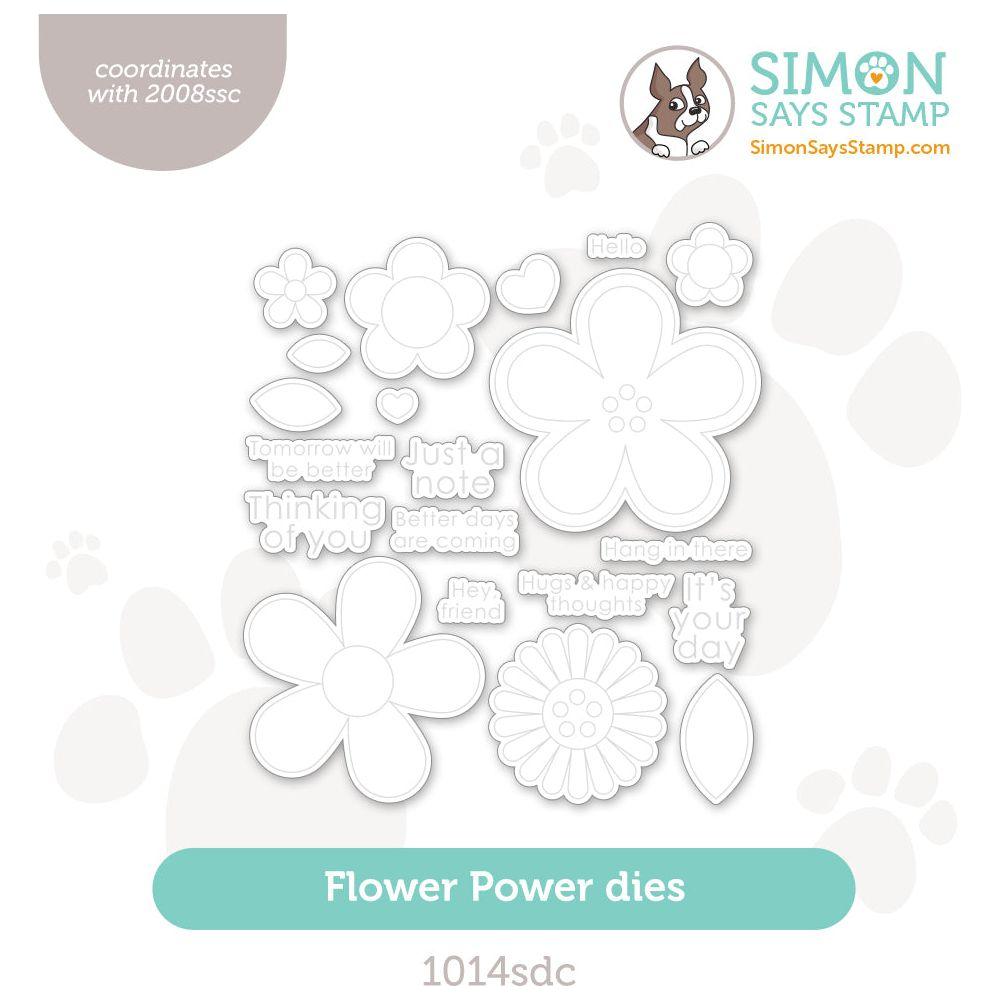 Simon Says Stamp Flower Power Wafer Dies 1014sdc Celebrate