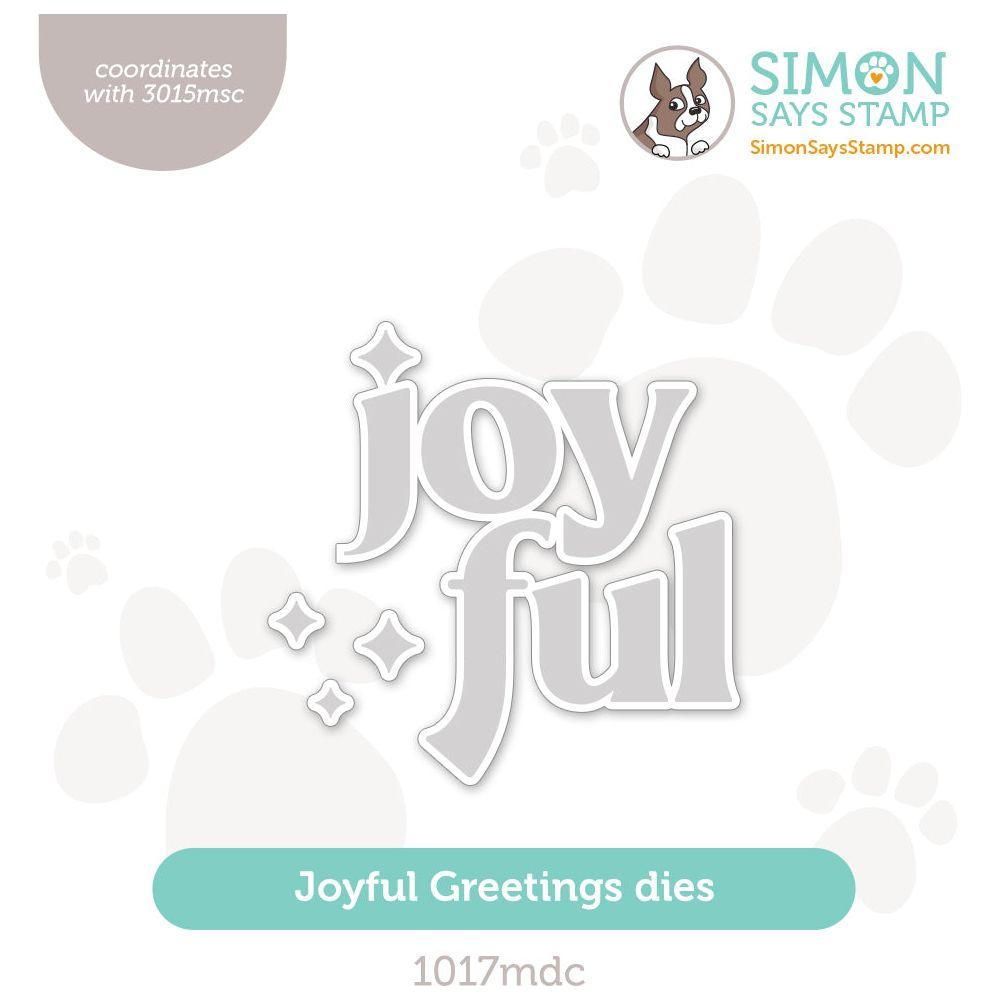 Simon Says Stamp Joyful Greetings Wafer Dies 1017mdc Diecember