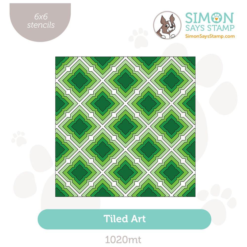 Simon Says Stamp Stencils Tiled Art 1020mt Be Bold