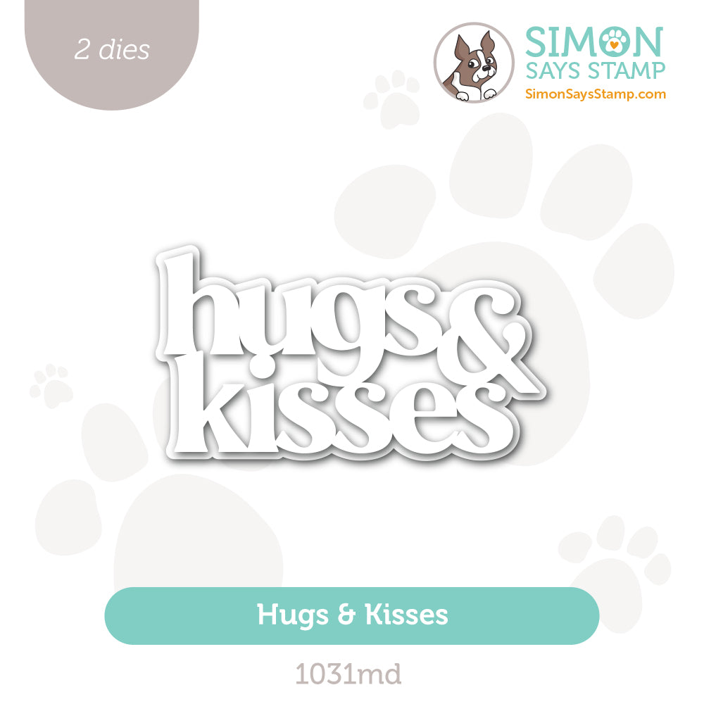 Simon Says Stamp Hugs & Kisses Wafer Dies 1031md Sweetheart