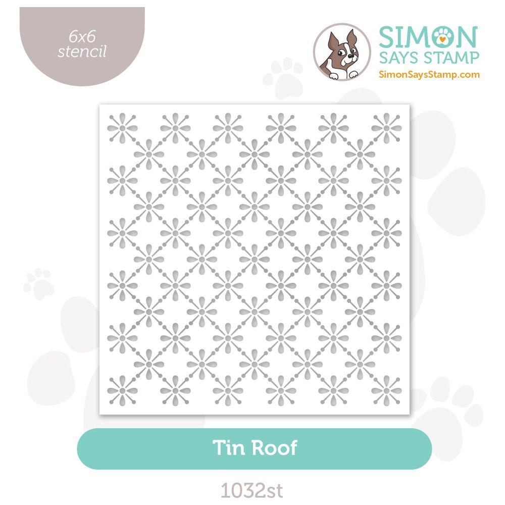 Simon Says Stamp Stencil Tin Roof 1032st Sunny Vibes