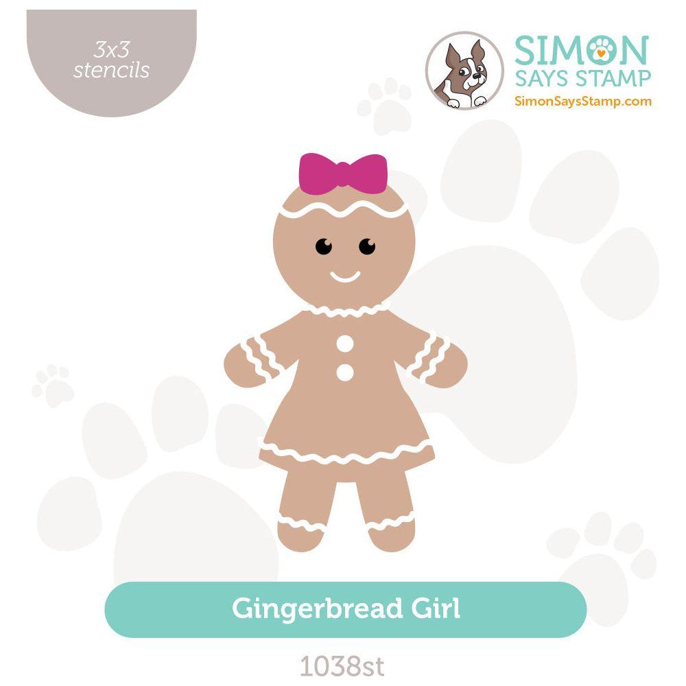 Simon Says Stamp Stencils Gingerbread Girl 1038st