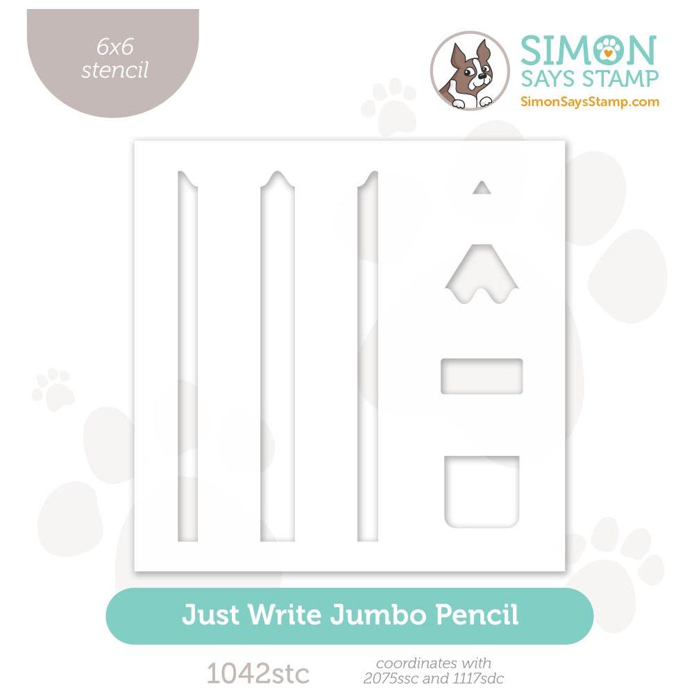 Simon Says Stamp Stencil Just Write Jumbo Pencil 1042stc Cheering For You