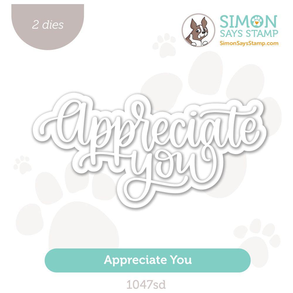 Simon Says Stamp Appreciate You Wafer Dies 1047sd Be Bold