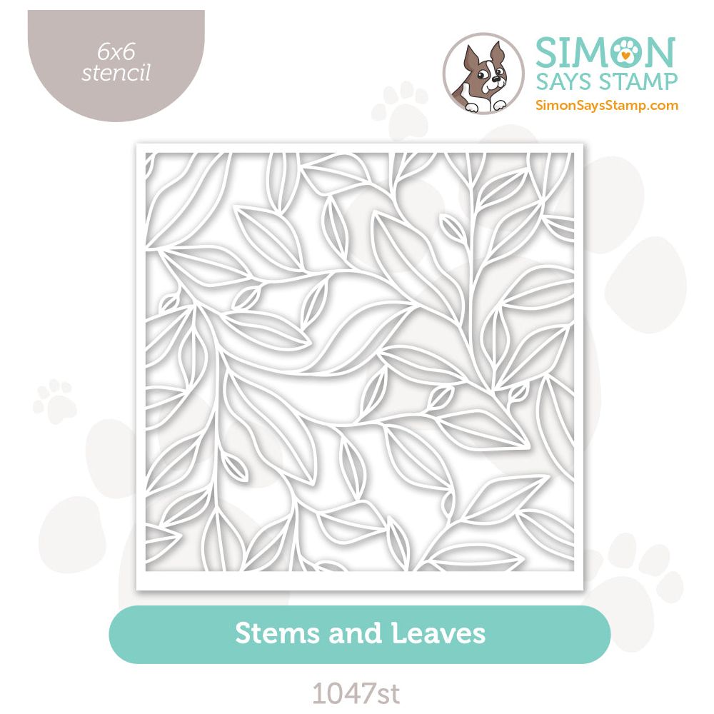 Simon Says Stamp Stencils Stems And Leaves 1047st Sweet Wishes