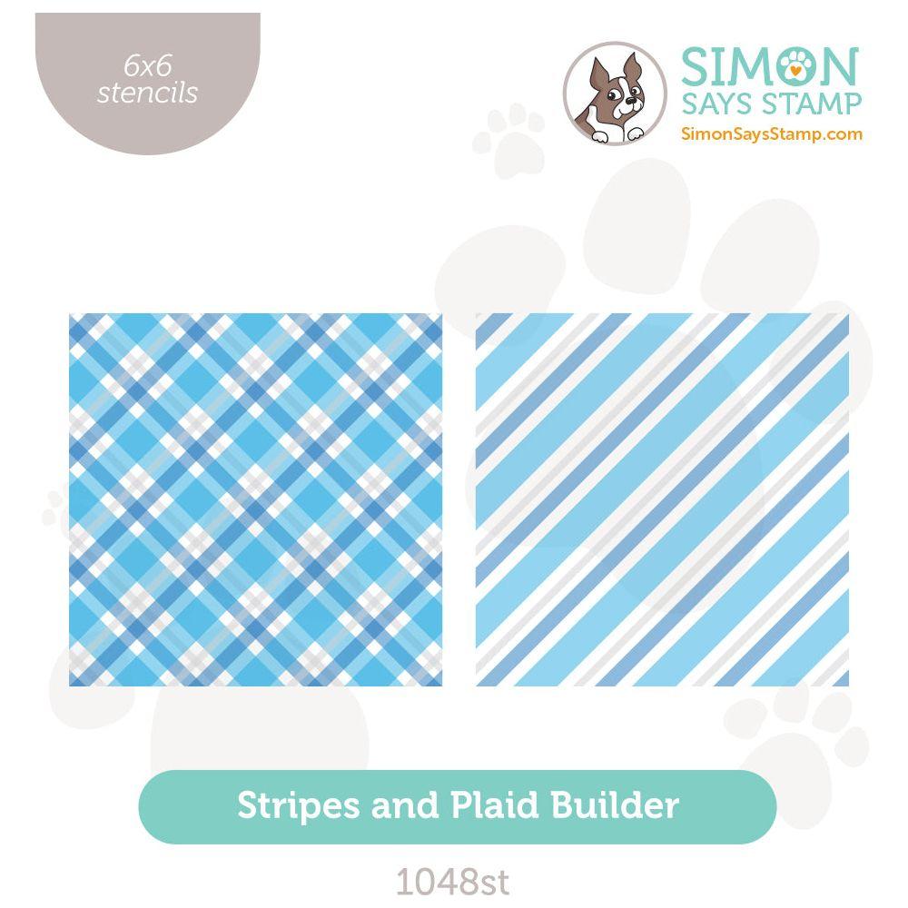 Simon Says Stamp Stencils Stripes and Plaid Builder 1048st Stamptember