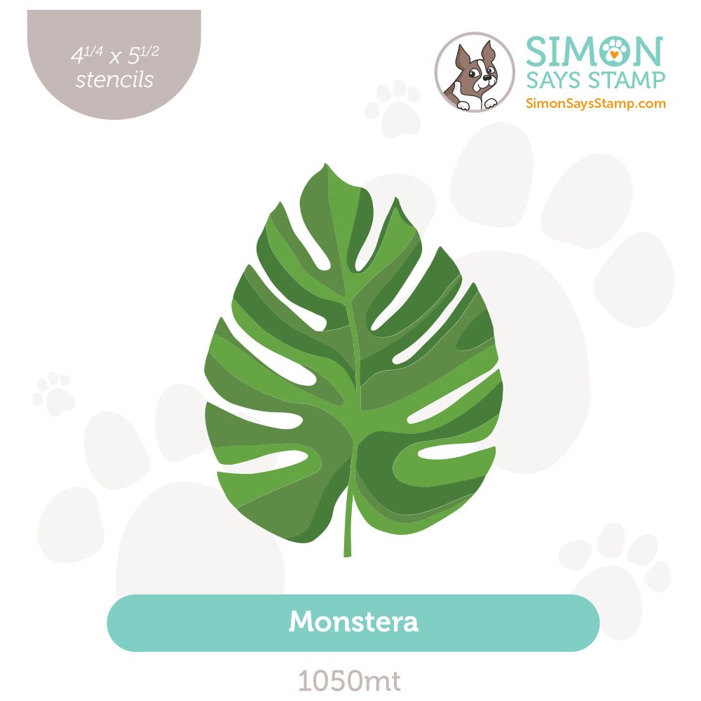 Simon Says Stamp Stencils Monstera 1050mt Cheering for You