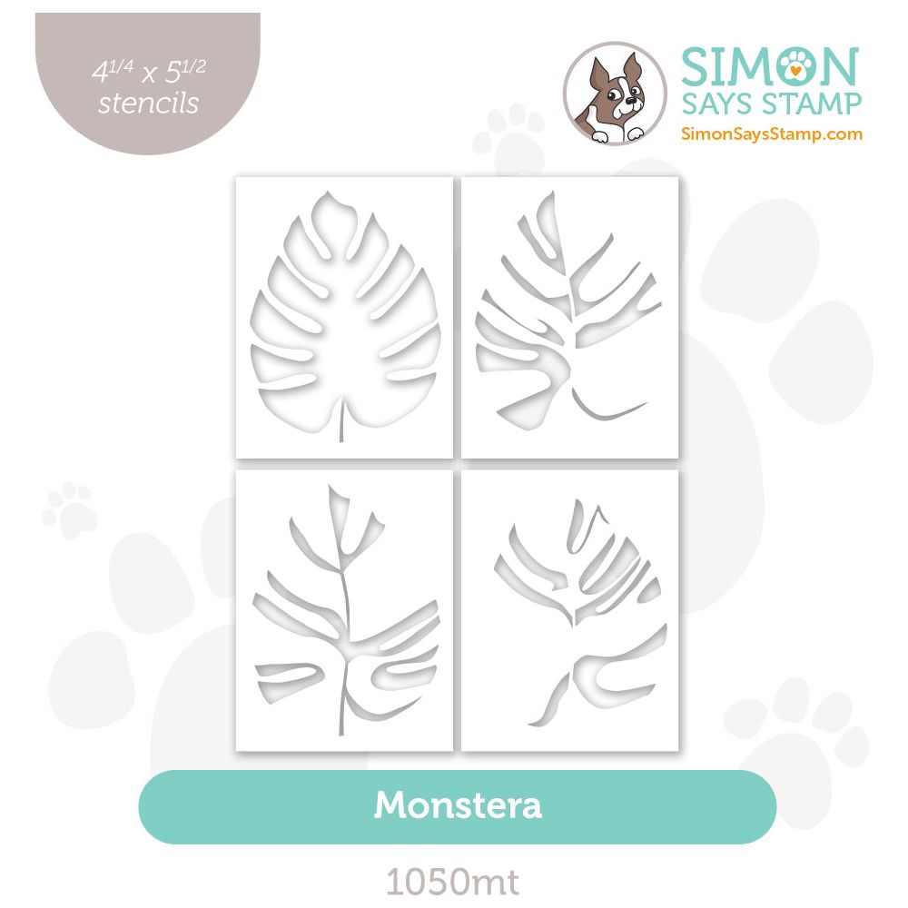 Simon Says Stamp Stencils Monstera 1050mt Cheering for You