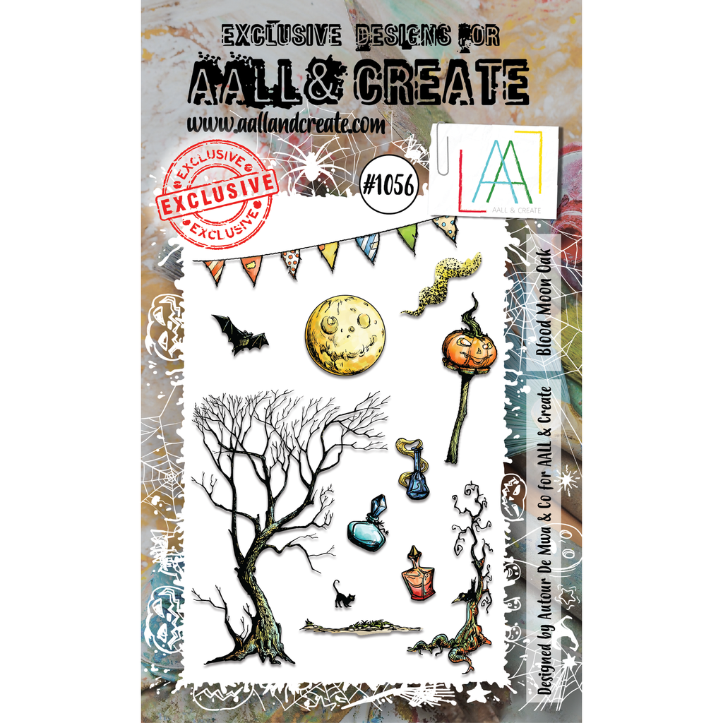 AALL & Create Blood Moon Oak A6 Clear Stamps aall1056