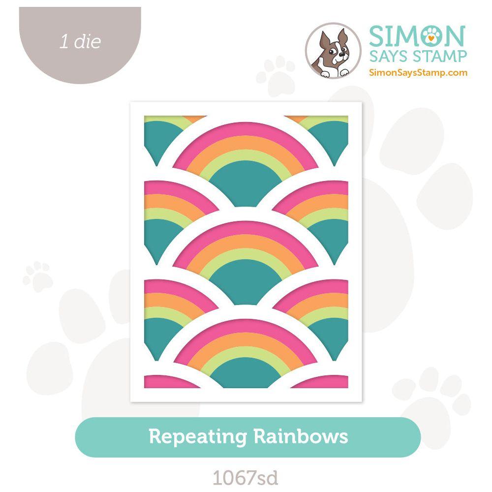 Simon Says Stamp Repeating Rainbows Wafer Die 1067sd Sunny Vibes