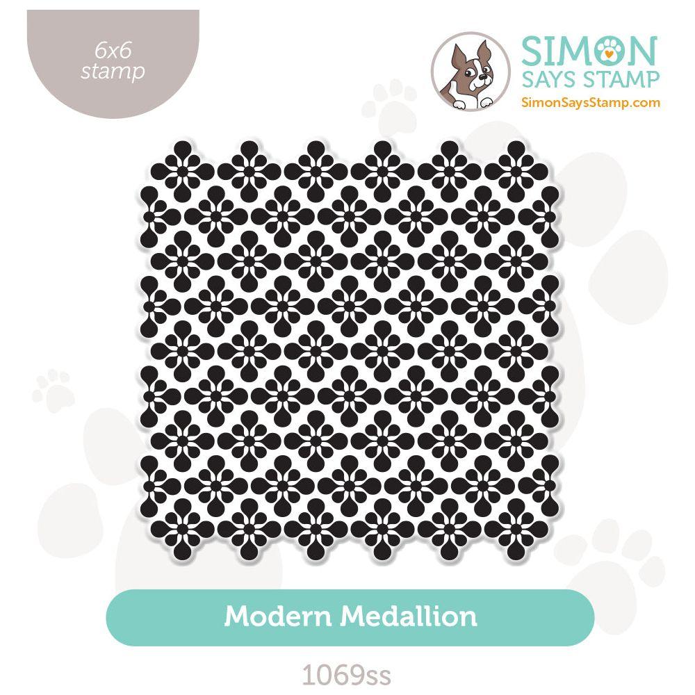 Simon Says Clear Stamp Modern Medallion 1069ss Sunny Vibes