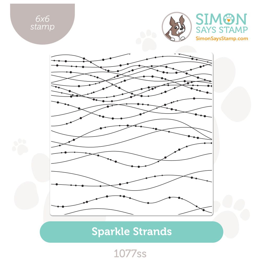 Simon Says Clear Stamp Sparkle Strands 1077ss Sweet Wishes