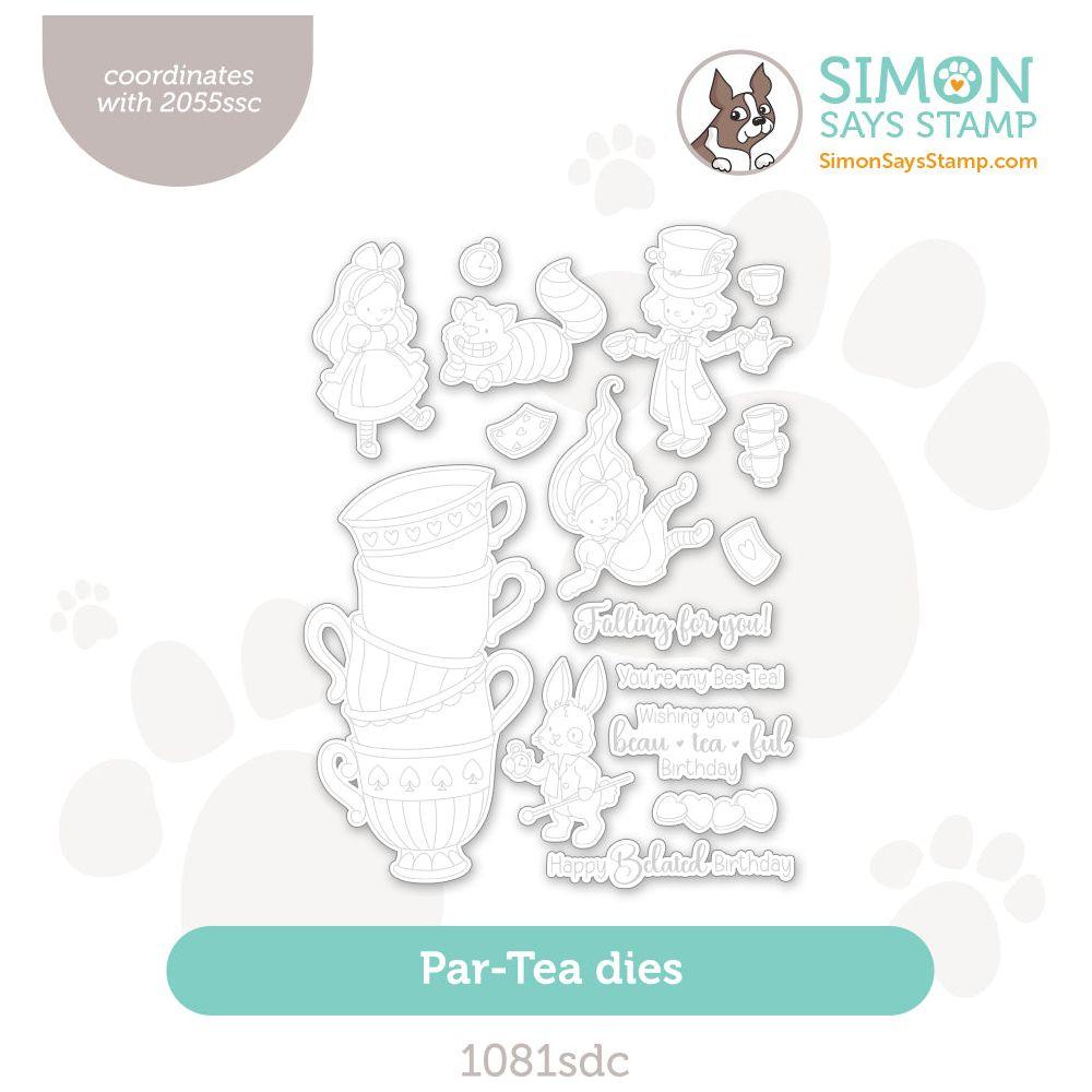 Simon Says Stamp Par-Tea Wafer Dies 1081sdc Stamptember