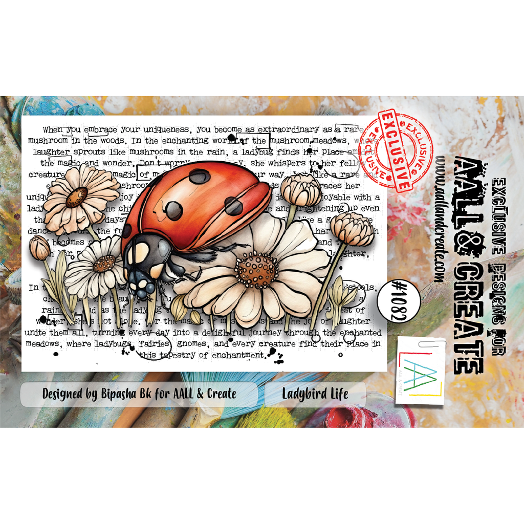 AALL & Create Ladybird Life A7 Clear Stamps 1082