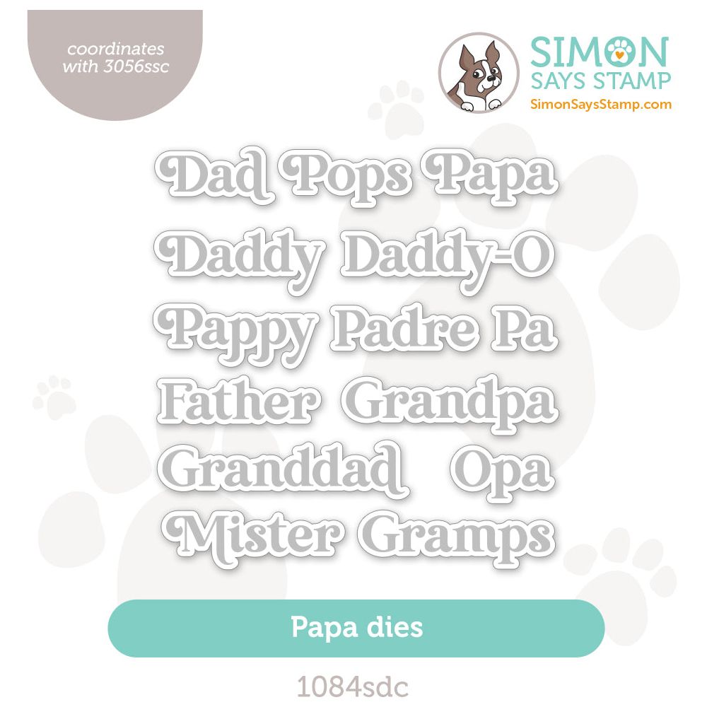 Simon Says Stamp Papa Wafer Dies 1084sdc Celebrate