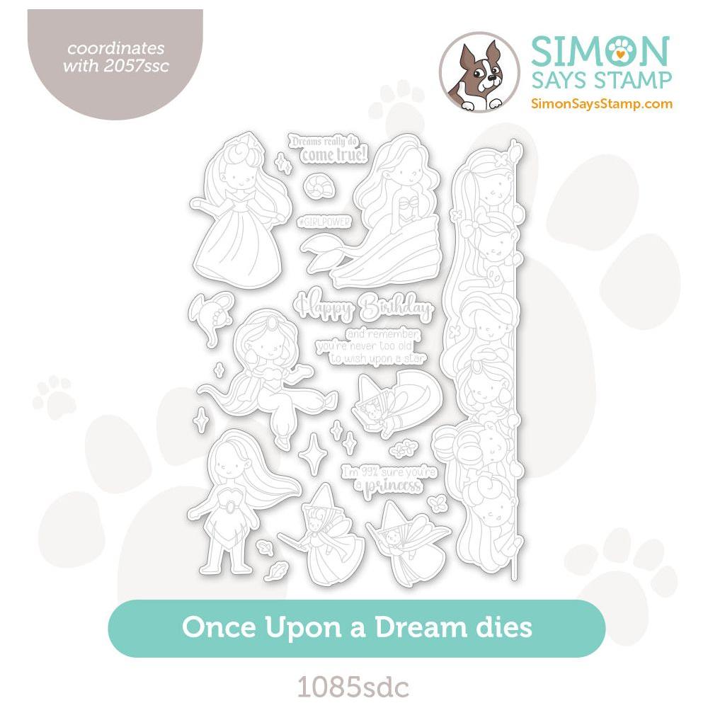 Simon Says Stamp Once Upon a Dream Wafer Dies 1085sdc Sunny Vibes