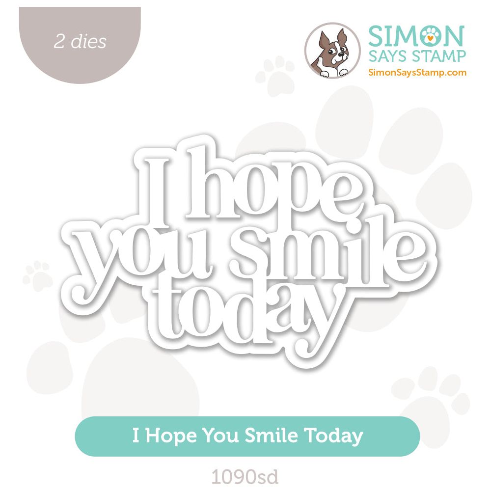 Simon Says Stamp I Hope You Smile Today Wafer Dies 1090sd Sunny Vibes