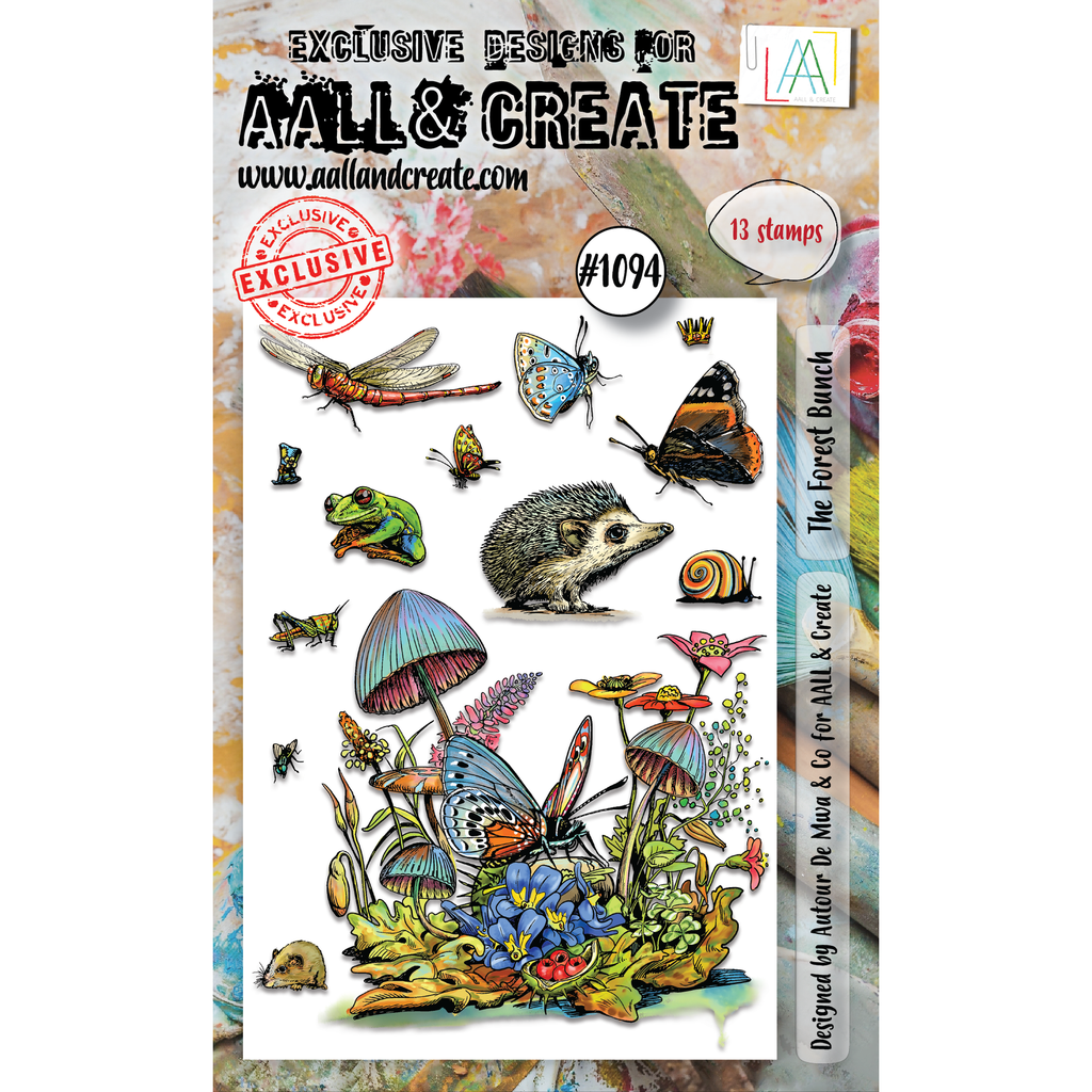 AALL & Create The Forest Bunch A6 Clear Stamps 1094