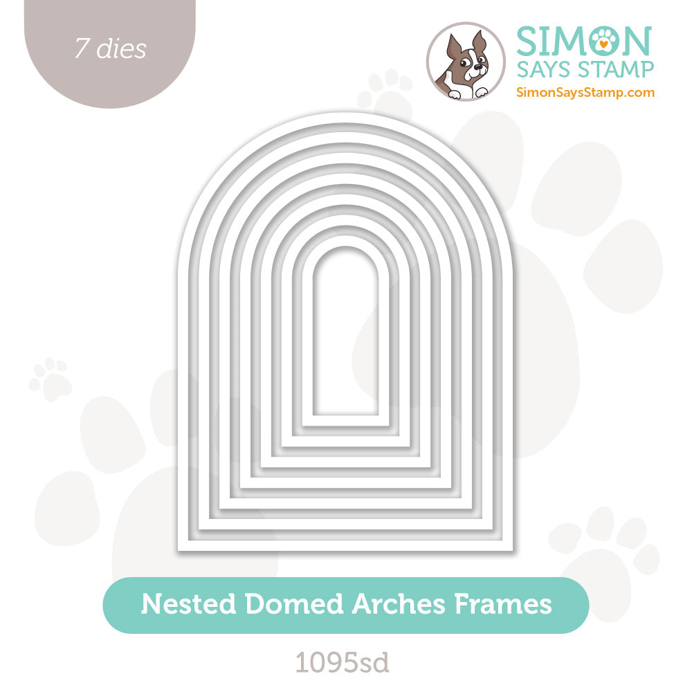 Simon Says Stamp Nested Domed Arches Frames Wafer Dies 1095sd Sunny Vibes