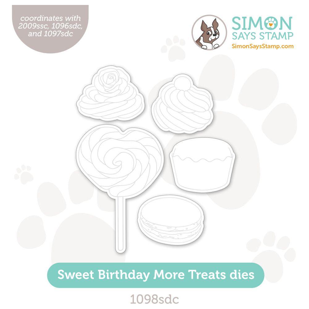 Simon Says Stamp Sweet Birthday More Treats Wafer Dies 1098sdc