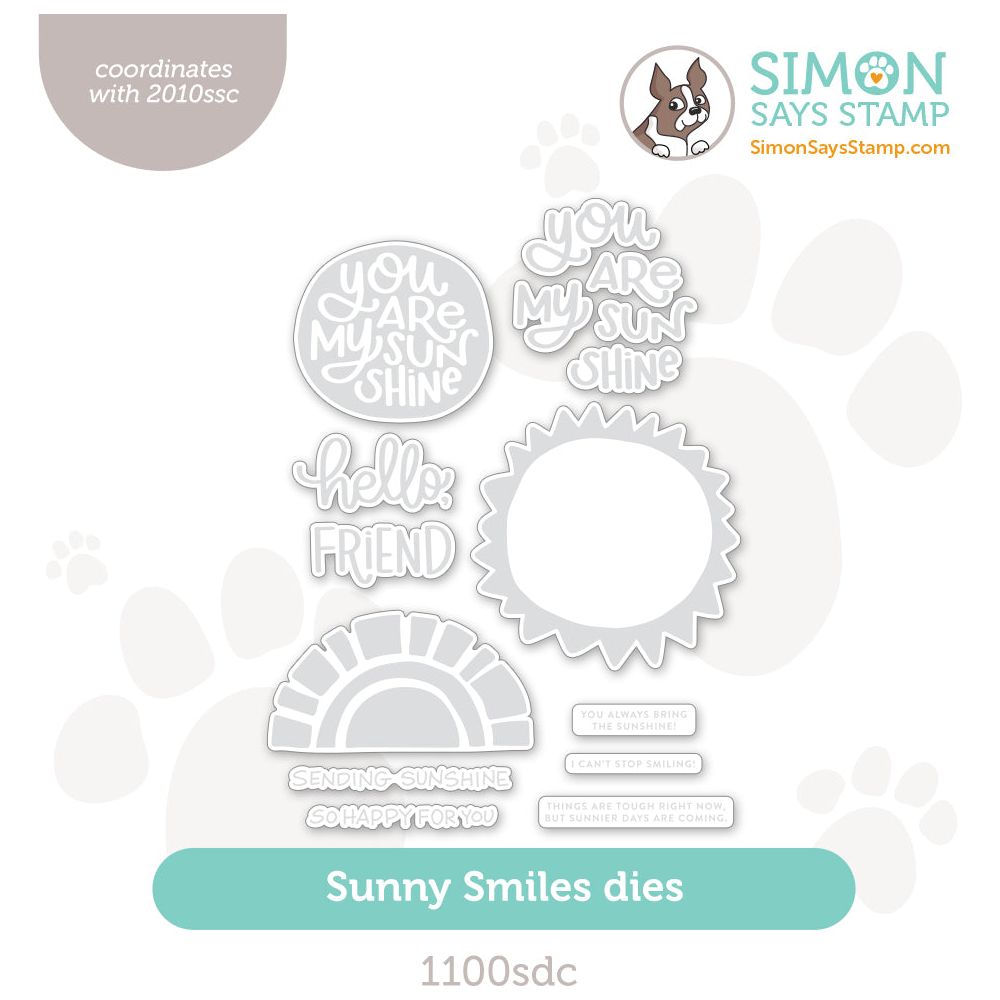 Simon Says Stamp Sunny Smiles Wafer Dies 1100sdc Sunny Vibes