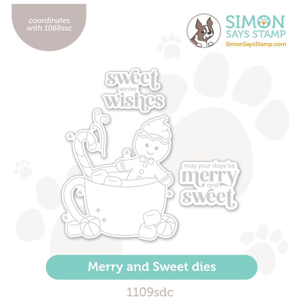 Simon Says Stamp Merry and Sweet Wafer Dies 1109sdc