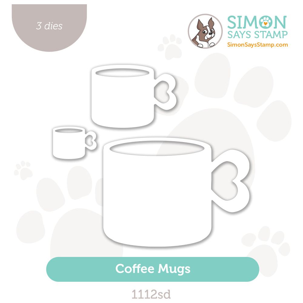 Simon Says Stamp Coffee Mugs Wafer Dies 1112sd Stamptember