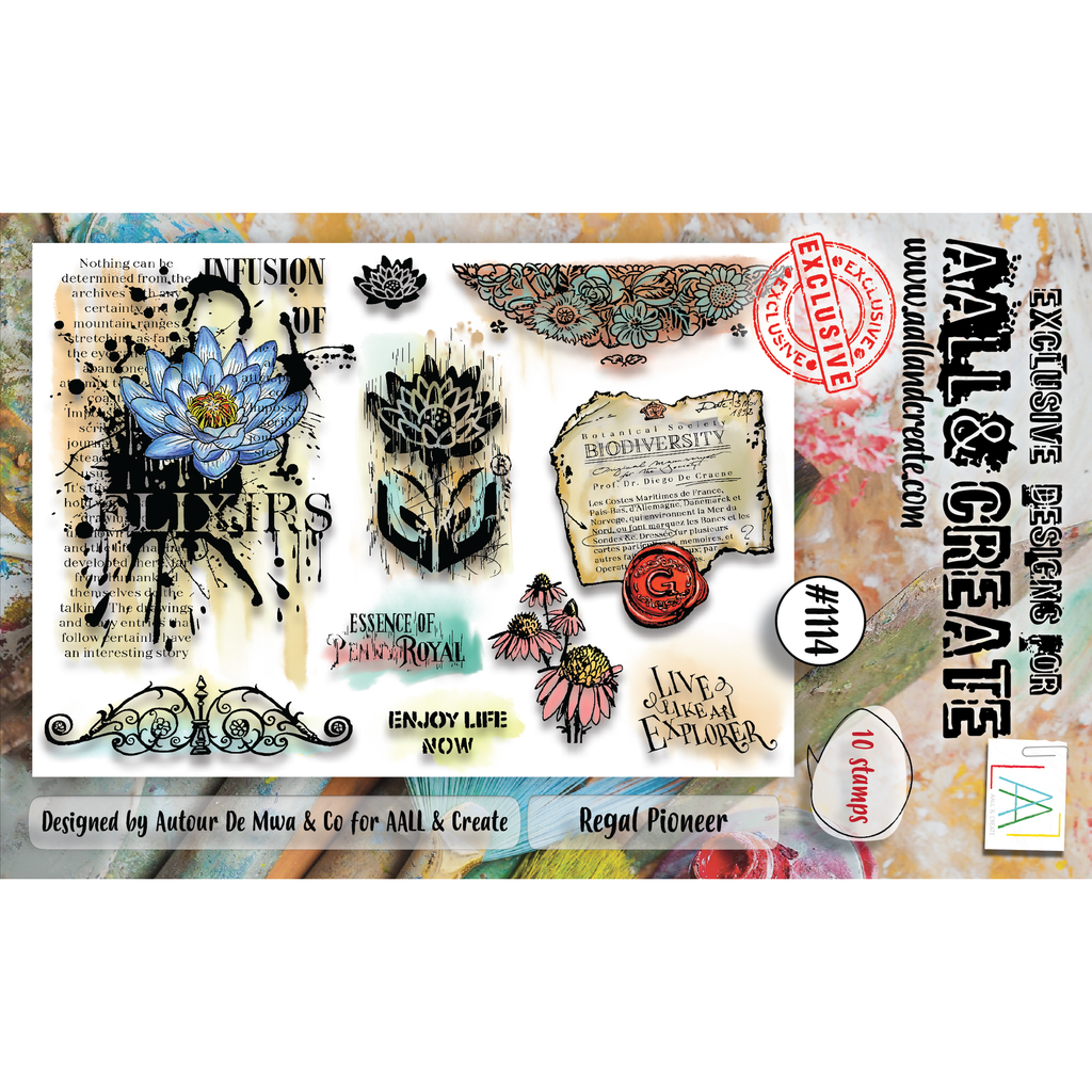 AALL & Create Regal Pioneer A6 Clear Stamps 1114