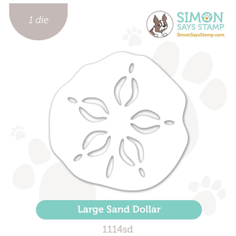 Simon Says Stamp Large Sand Dollar Wafer Die 1114sd Sunny Vibes