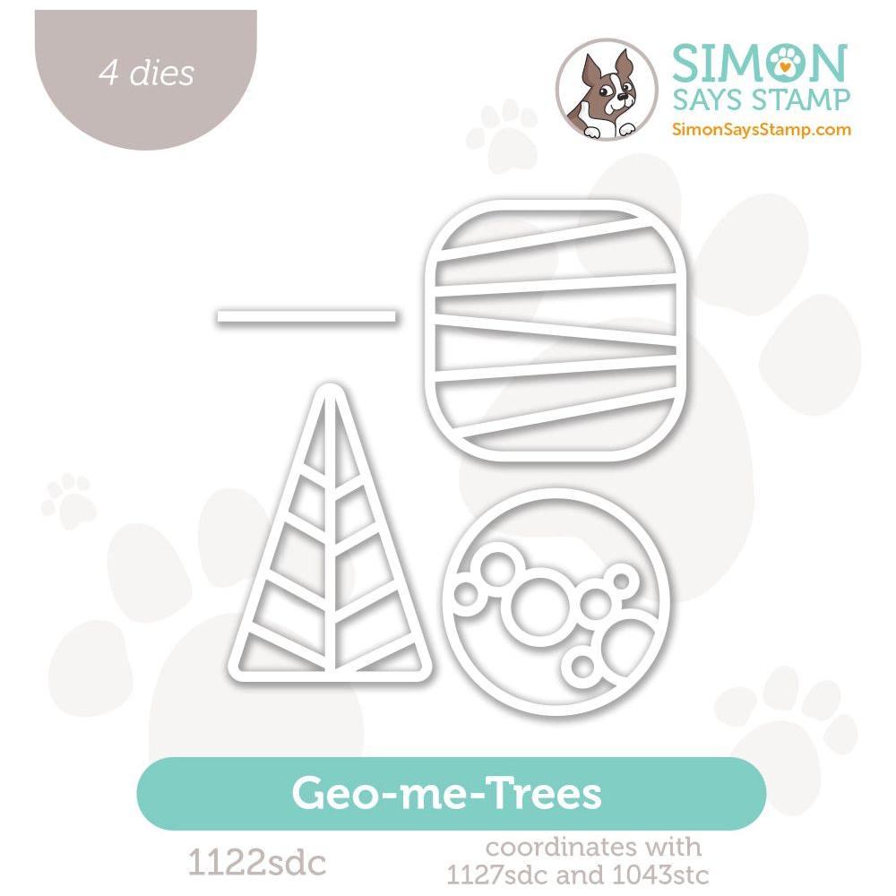 Simon Says Stamp Geo Me Trees Wafer Dies 1122sdc Cheering for You