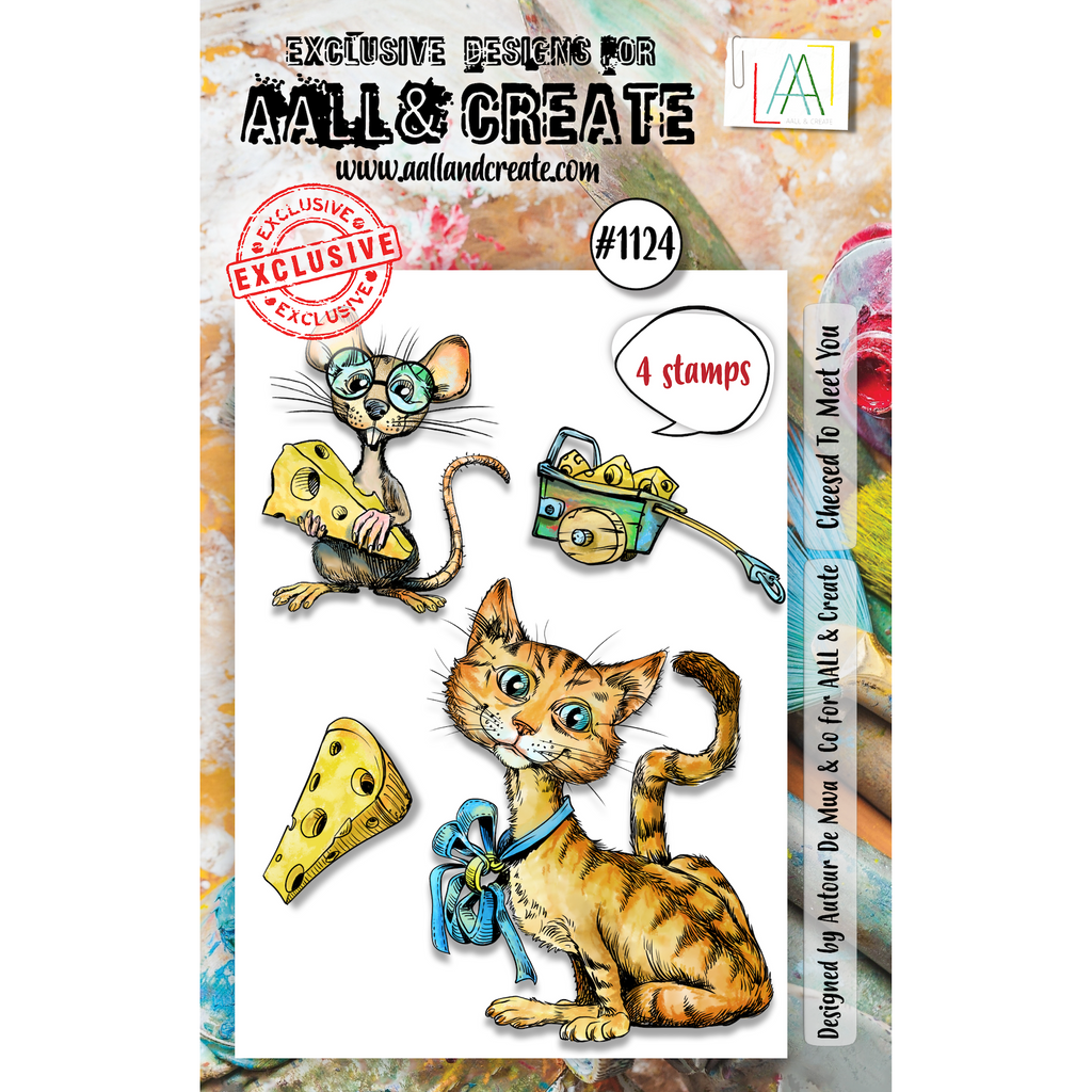 AALL & Create Cheesed To Meet You A7 Clear Stamps 1124