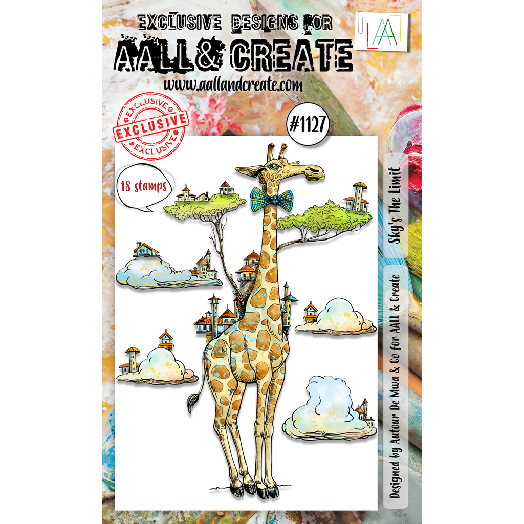 AALL & Create Sky's The Limit A6 Clear Stamps 1127