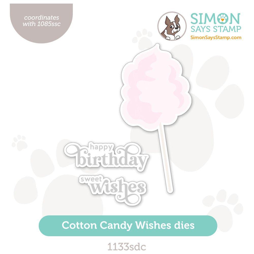 Simon Says Stamp Cotton Candy Wishes Wafer Dies 1133sdc