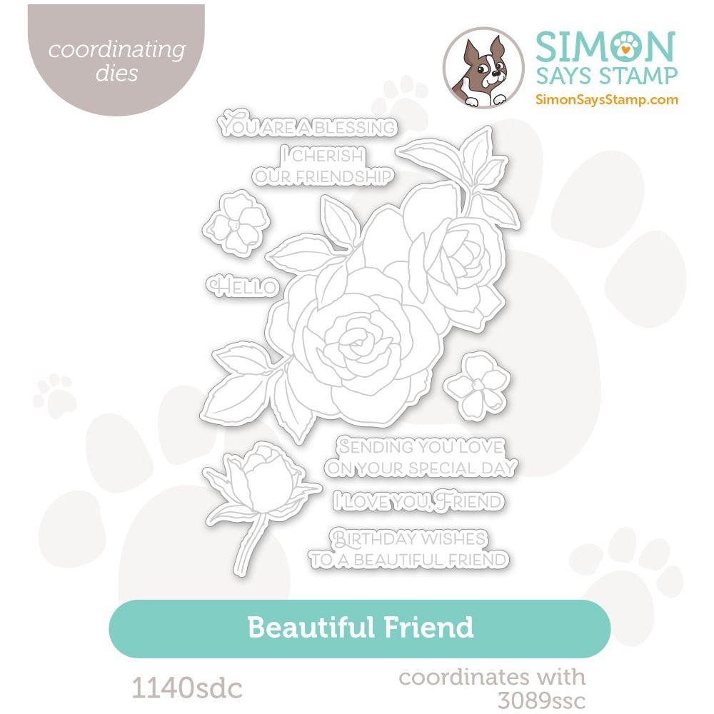 Simon Says Stamp Beautiful Friend Wafer Dies 1140sdc