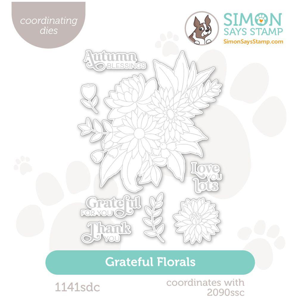 Simon Says Stamp Grateful Florals Wafer Dies 1141sdc Stamptember