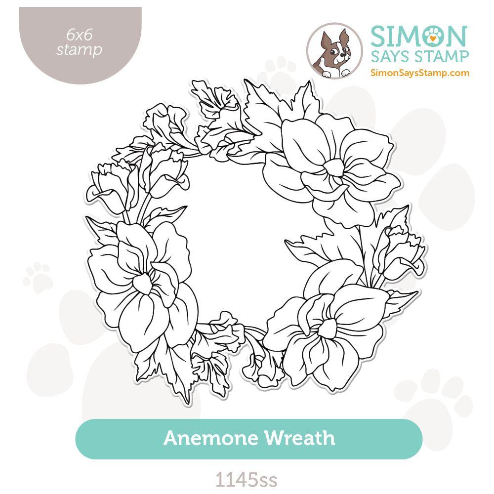 Simon Says Clear Stamp Anemone Wreath 1145ss To Love