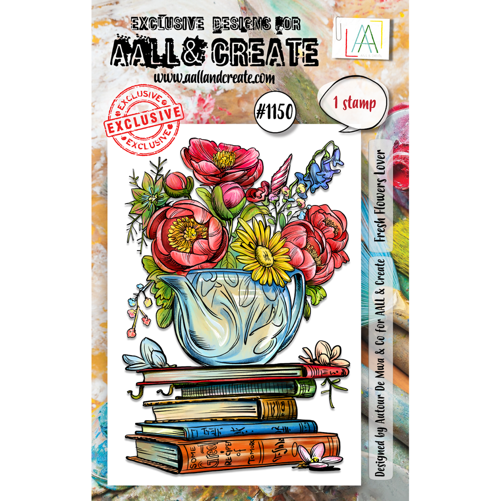 AALL & Create Fresh Flowers Lover A7 Clear Stamp 1150