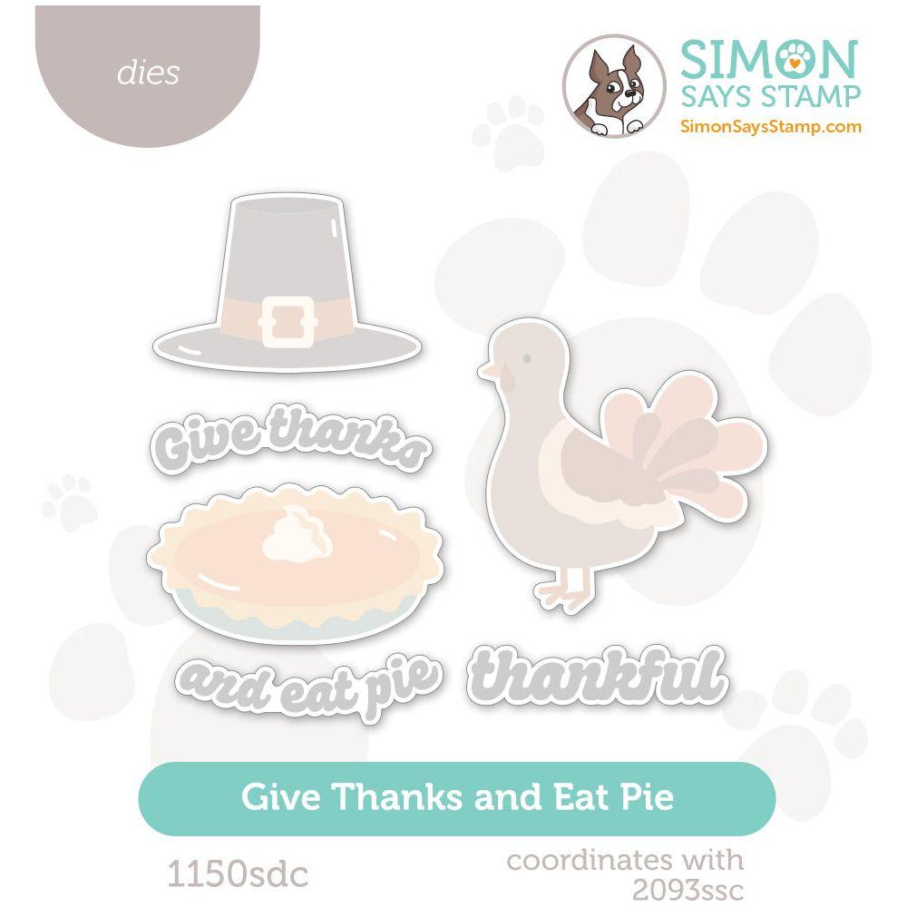 Simon Says Stamp Give Thanks and Eat Pie Wafer Dies 1150sdc Stamptember